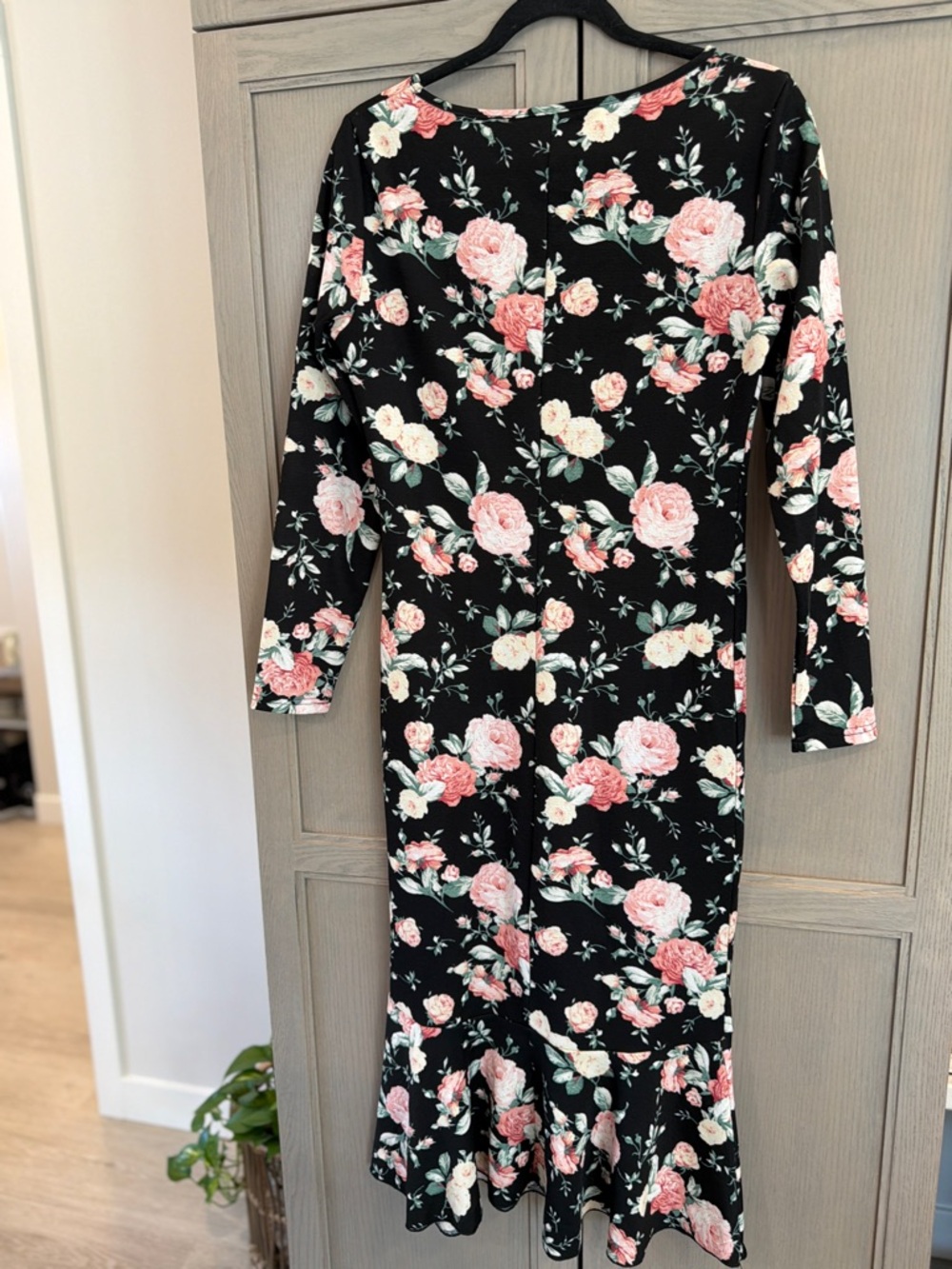 🌸 floral bodycon midi dress - Picture 3 of 5